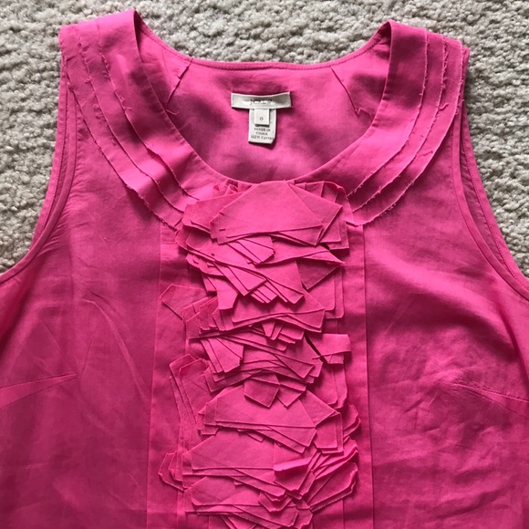 J. Crew Ruffle Front Top - Picture 3 of 6